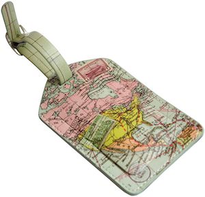 Map Luggage Tag