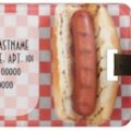 Hot dog luggage tag