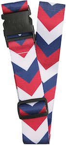 Red, White And Blue Arrow Luggage Strap
