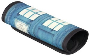 Blue police box handle wrap