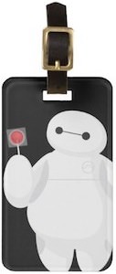 Black Big Hero 6 luggage tag