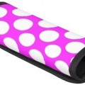 Hot Pink And Polka Dots Luggage Handle Wrap