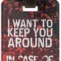 Funny Zombie Apocalypse Luggage Tag