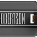 Personalized Grey Name Luggage Tag