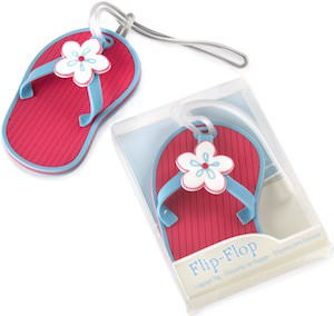 Kate Aspen Flip Flop Shape Luggage Tag