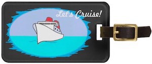 Let's Cruise Luggage Tag