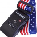 American Flag Luggage Strap With Lock