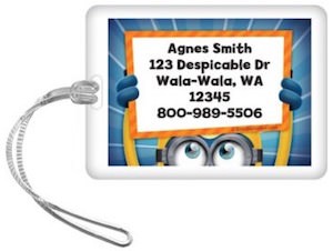 Despicable Me Minion Personalized Luggage Tag