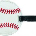 Baseball Luggage Tag