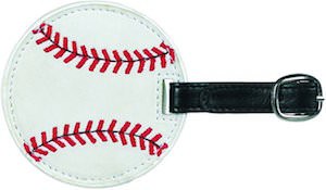 Baseball Luggage Tag