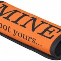 Orange Mine Not Yours Handle Wrap