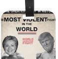 Hillary Clinton And Donald Trump Boxing Match Luggage Tag