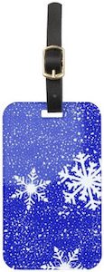 Let It Snow Luggage Tag