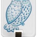 Blue Owl Luggage Tag