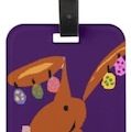 Funny Easter Bunny Luggage Tag