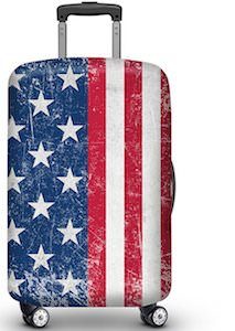 US Flag Suitcase Cover