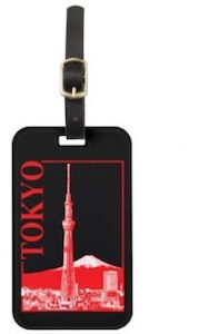 Tokyo Skyline Luggage Tag