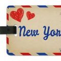 New York City Air Mail Luggage Tag