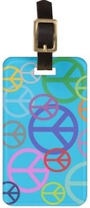 Peace Everywhere Luggage Tag