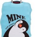 Penguin Mine Not Yours Suitcase Cover