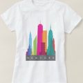New York City Colorful Skyline T-Shirt