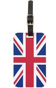 Union Jack Luggage Tag