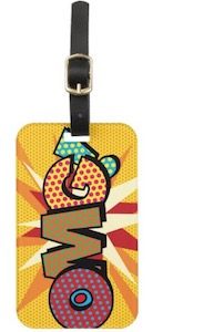 OMG luggage tag