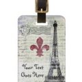 Eiffel Tower Luggage Tag