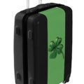 St Patrick's Day Shamrock Suitcase