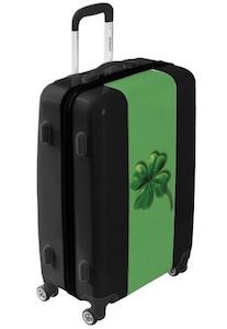 St Patrick's Day Shamrock Suitcase