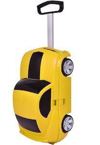 Yellow Car Kids Suitcase