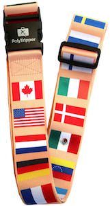 Flags Of The World Luggage Strap