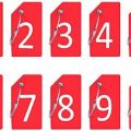 Numbered Luggage Tags