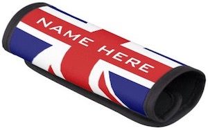 Personalized Union Jack Handle Wrap