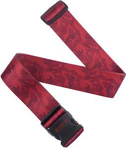 Red Print Luggage Strap