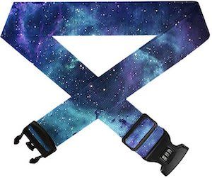 Galaxy Print Luggage Strap