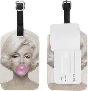 Marilyn Monroe Bubblegum Luggage Tag