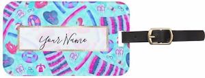 Beach Party Luggage Tag