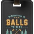 Play Golf Luggage Tag