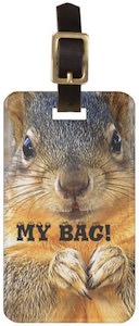 Squirrel My Bag Luggage Tag