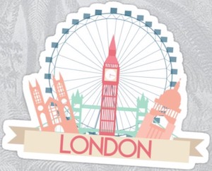 London Scenes Sticker