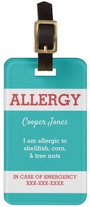 Alert Luggage Tag