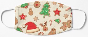 Christmas Cookies Face Mask