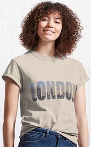 London With Skyline T-Shirt