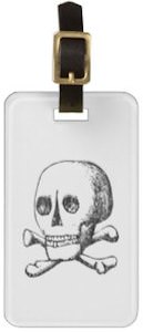 Skull And Bones Luggage Tag