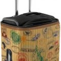 Travel Stamps Luggage Cover