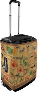 Travel Stamps Luggage Cover