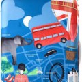 London suitcase cover