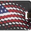 Spotty US Flag Luggage Tag