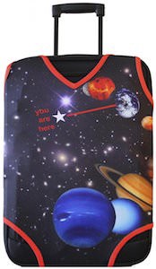 Planets In The Galaxy Suitcase Cover